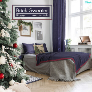 Brick Sweater Blanket