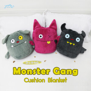 Monster Gang Cushion Blanket