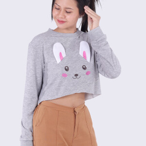 Mix On - Vicky Long Sleeve Cropped Top