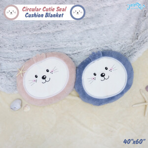 Circular Cutie Seal Cushion Blanket